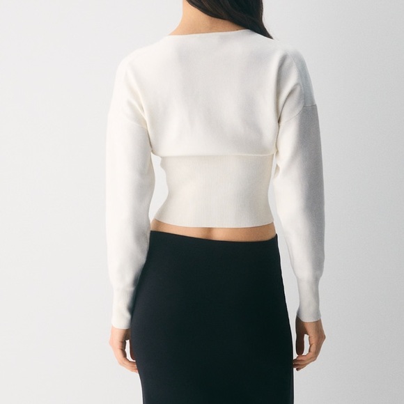 Aritizia Golighty Cardigan (light birch) - Picture 3 of 7